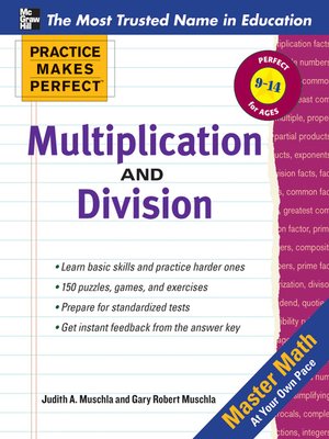 cover image of Multiplication and Division